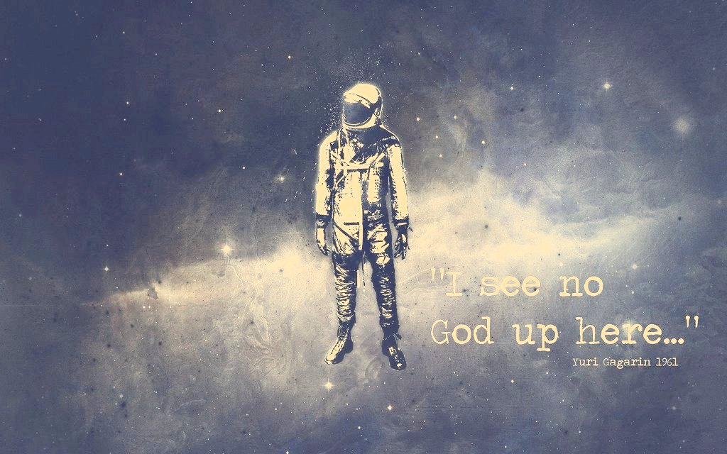 Yuri Gagarin Atheist Quote Nashville HD Wallpaper Hot