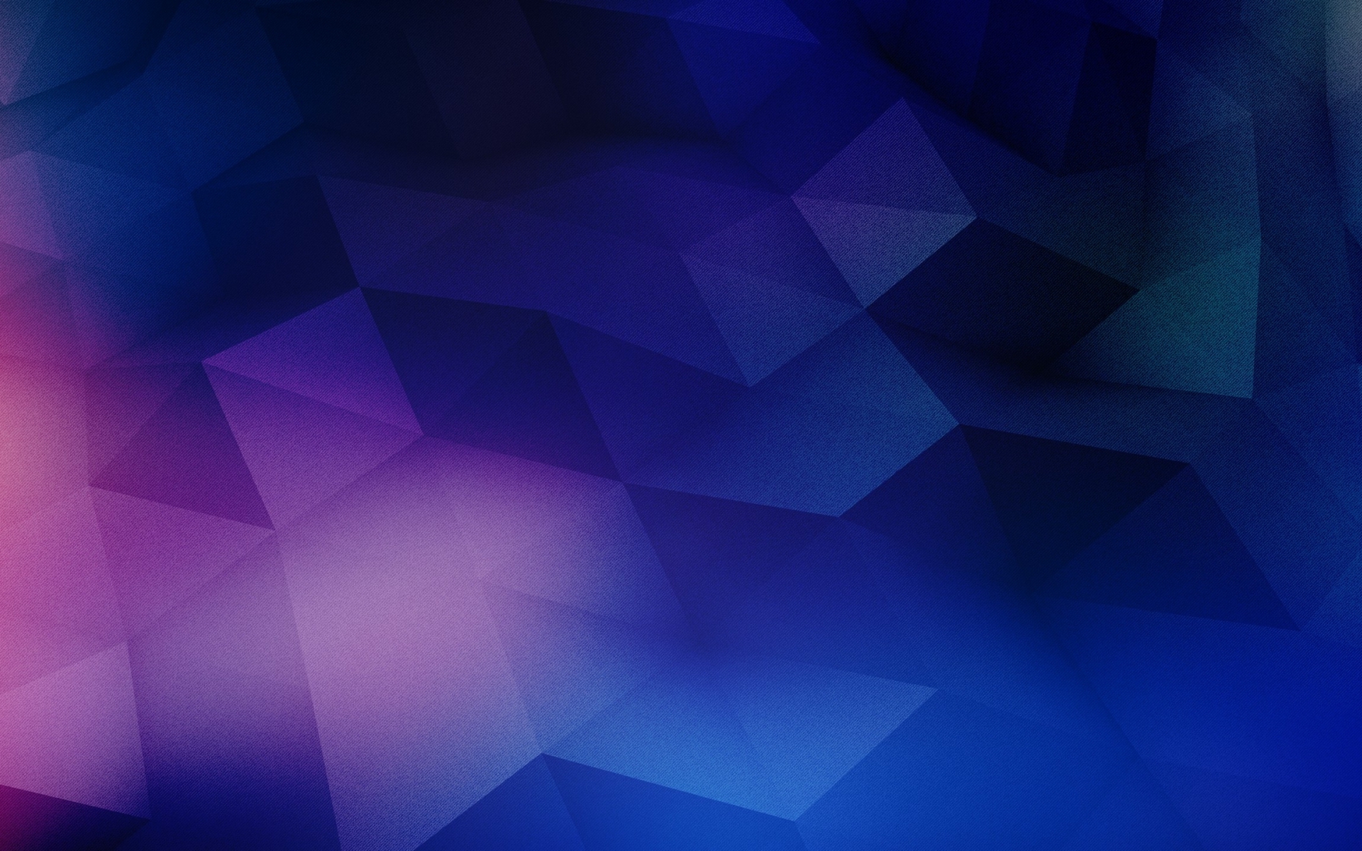 Blue And Purple Geometry Wallpaper In 3d Abstract