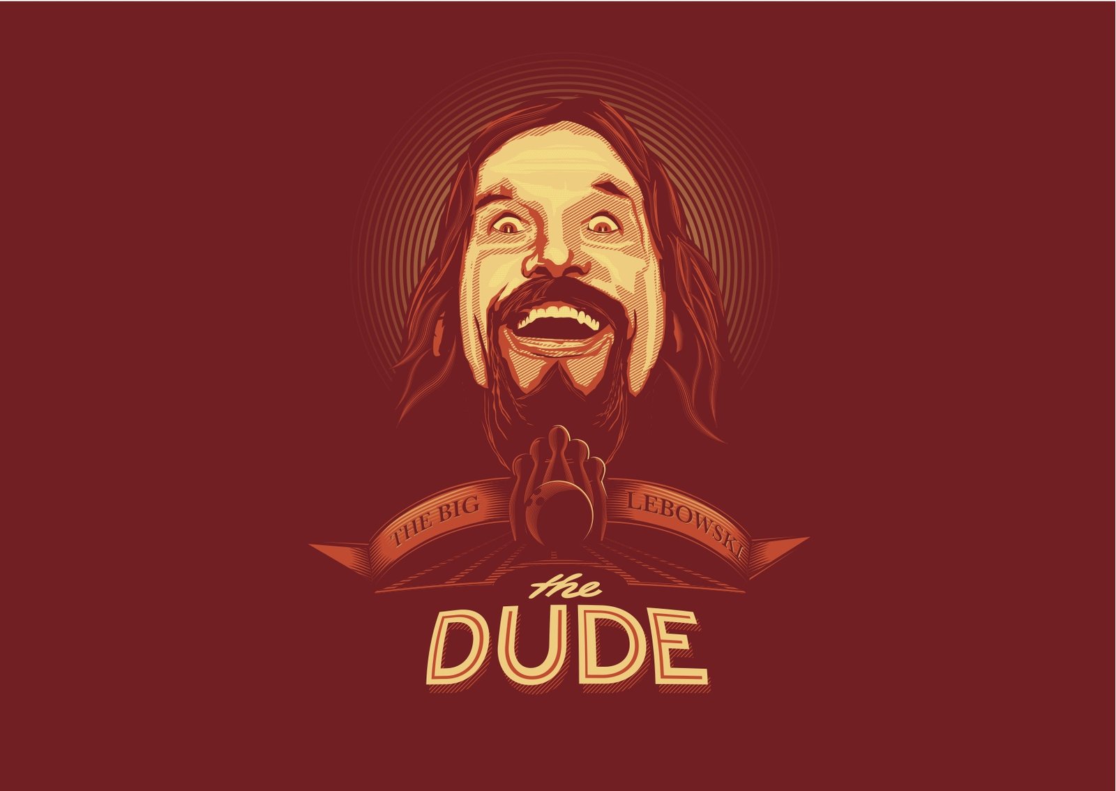 THE DUDE vector wallpaper by depot hdm on