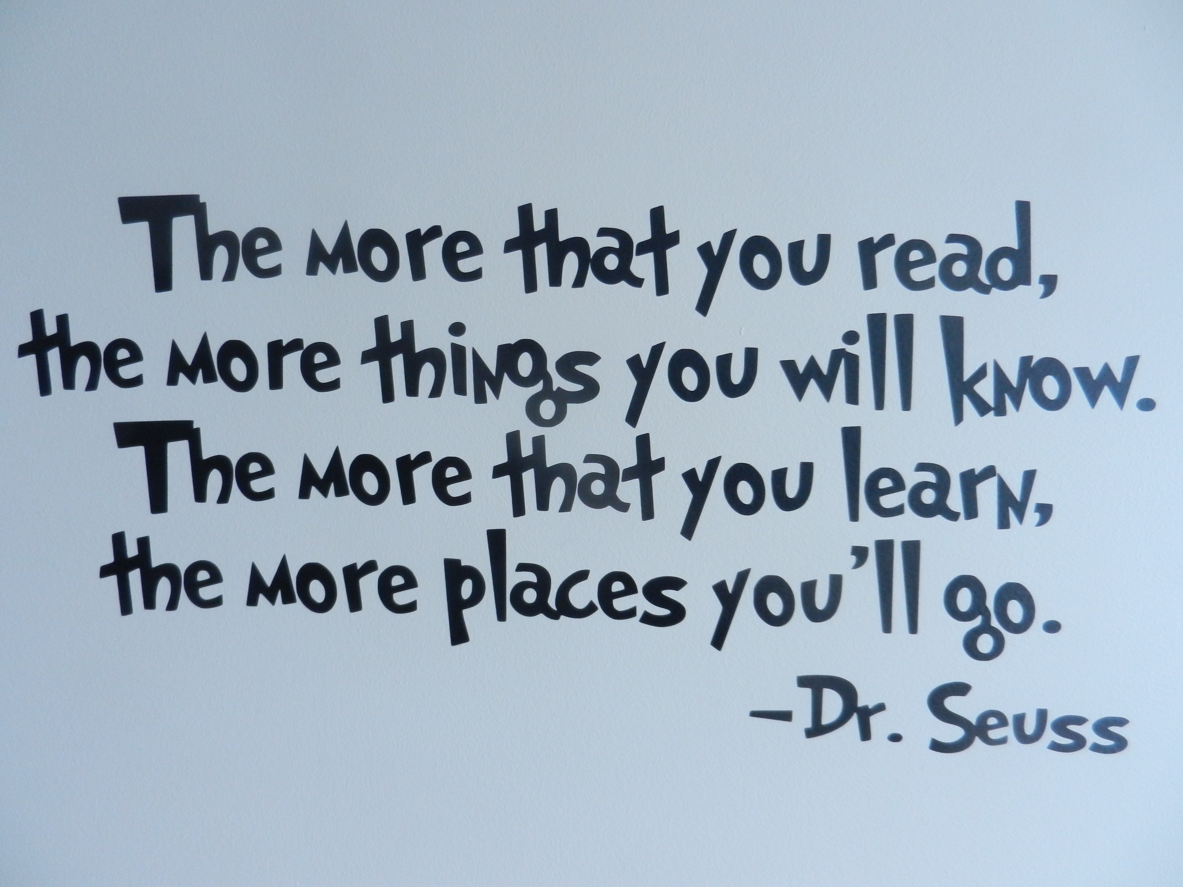 The More You Read Dr Seuss Quotes Dr Seuss Cat In The Hat Characters