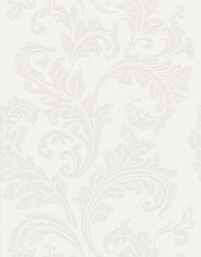 Taupe Large Scale Scroll Wallpaper At Menards