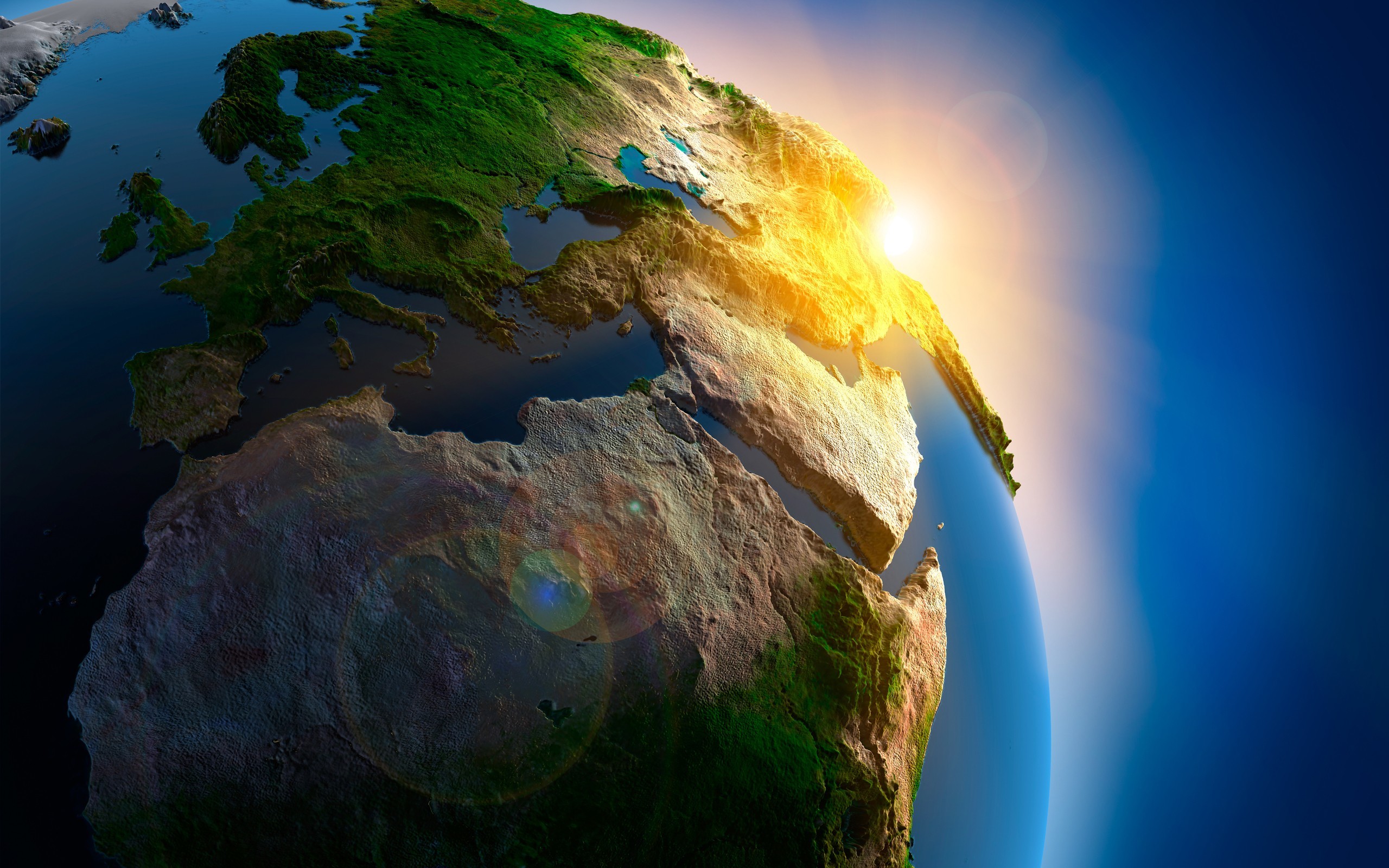 Globe Map Wallpaper