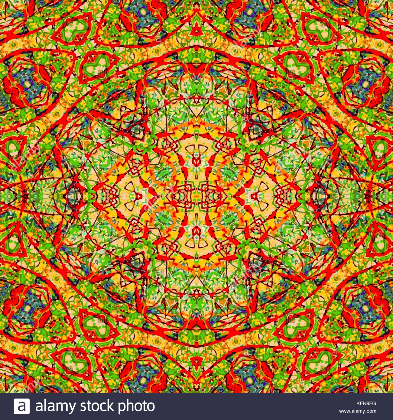 Abstract Vector Great Indian Rangoli Wallpaper Background Tapestry