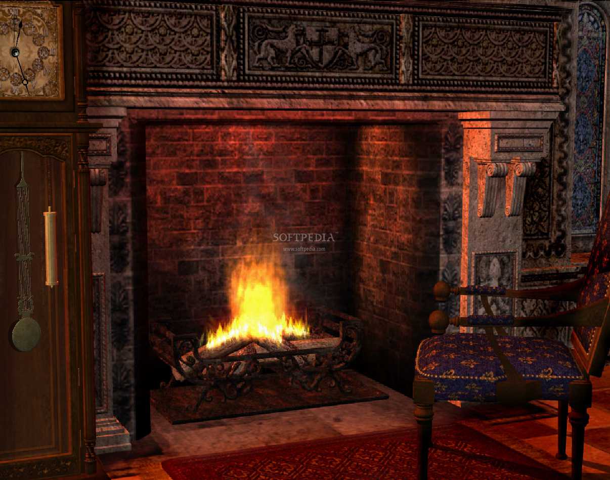 Fireplace Animated Wallpaper The Gothic