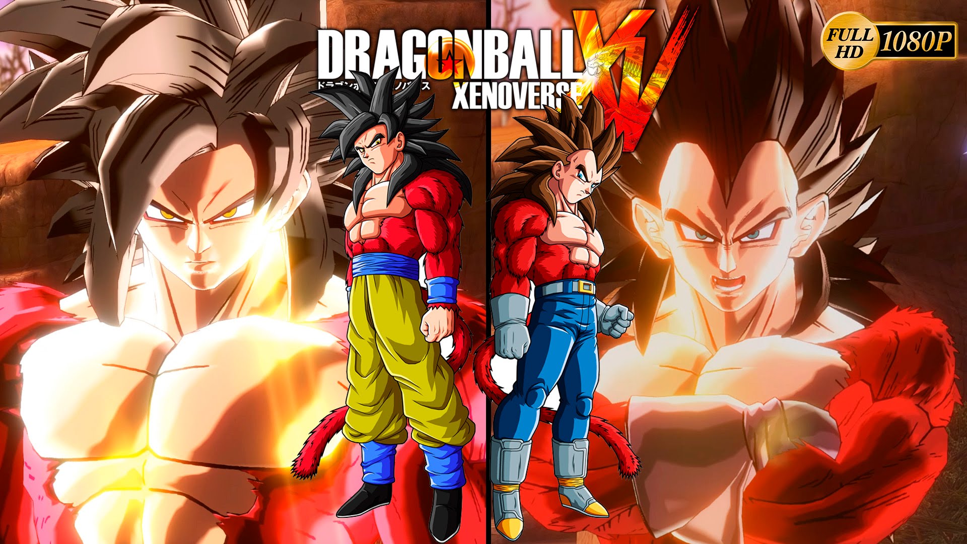 Dragon Ball Z Wallpapers Goku And Vegeta Super Saiyan 4