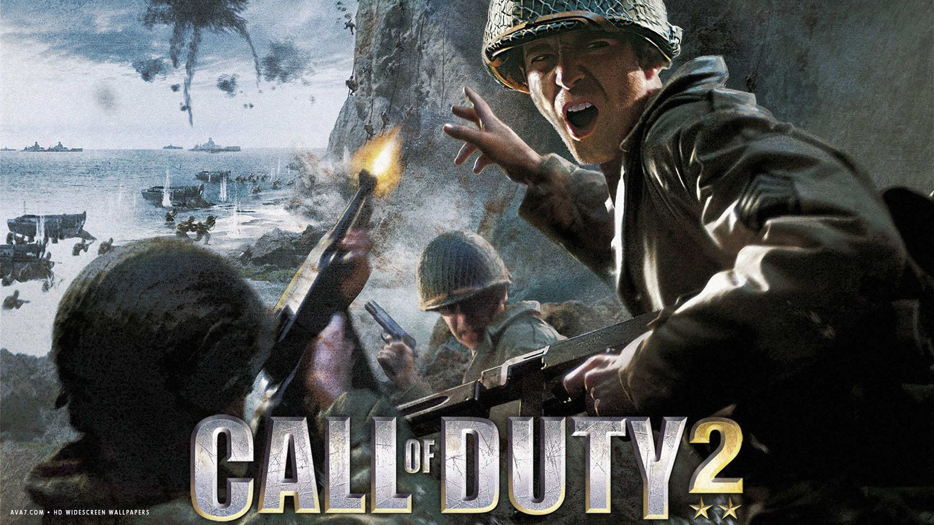 call of duty 2 game hd widescreen wallpaper games backgrounds