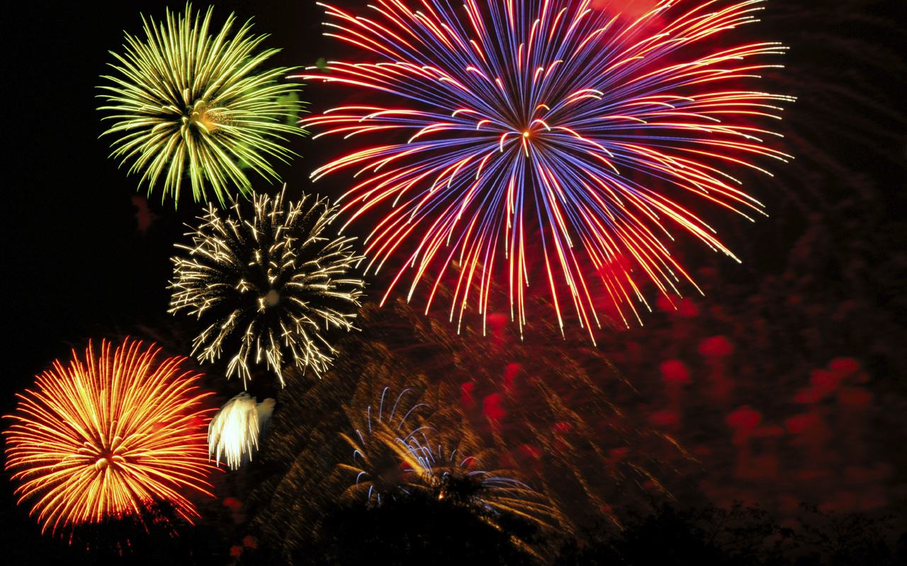 Fireworks Wallpaper HD Background 1