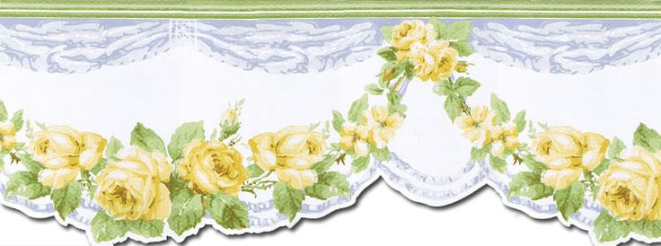 Wallpaper Border Details about FRENCH VICTORIAN ROSES SWAG wallpaper