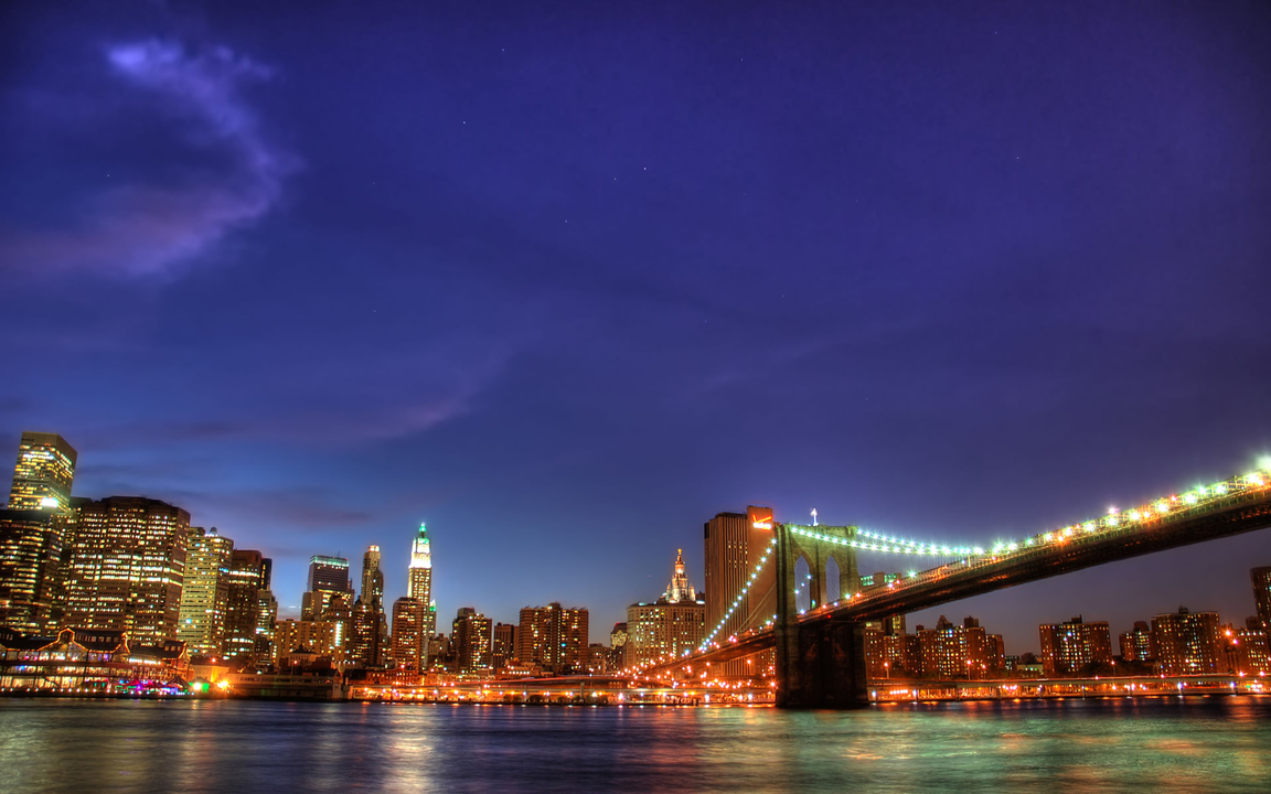 Pixel Desktop Wallpaper Manhattan Skyline