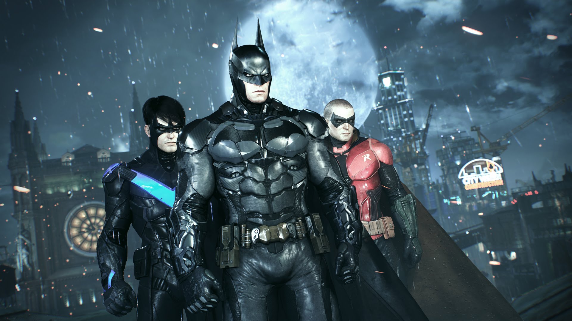 Desktop Wallpaper Batman Arkham Knight Video Game Batmans Team
