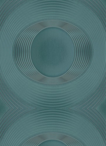  Seven Five non woven wallpaper 5803 18 580318 circles green metallic