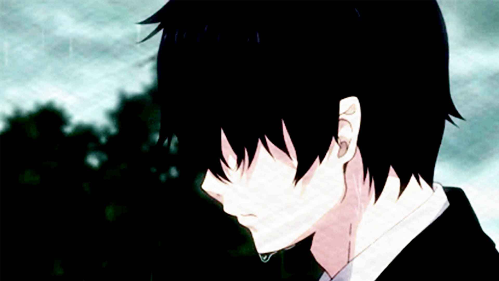 Sad Anime Boy Image Cartoon Alone Pic Sadever