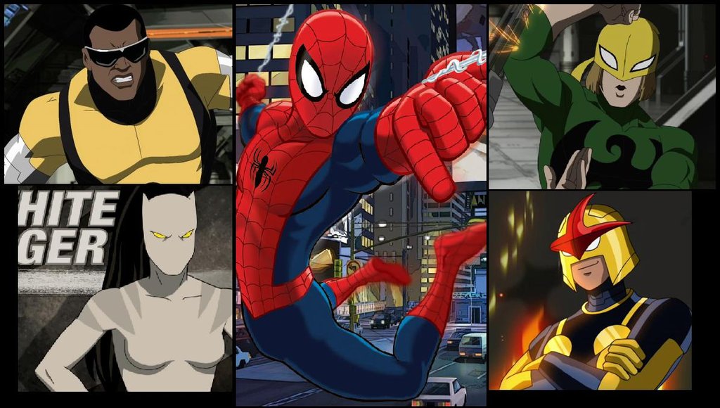 Ultimate Spider Man Five For One Wallpaper by EspioArtwork