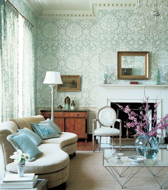 Wallpaper Plus Coordinating Fabric Done Right