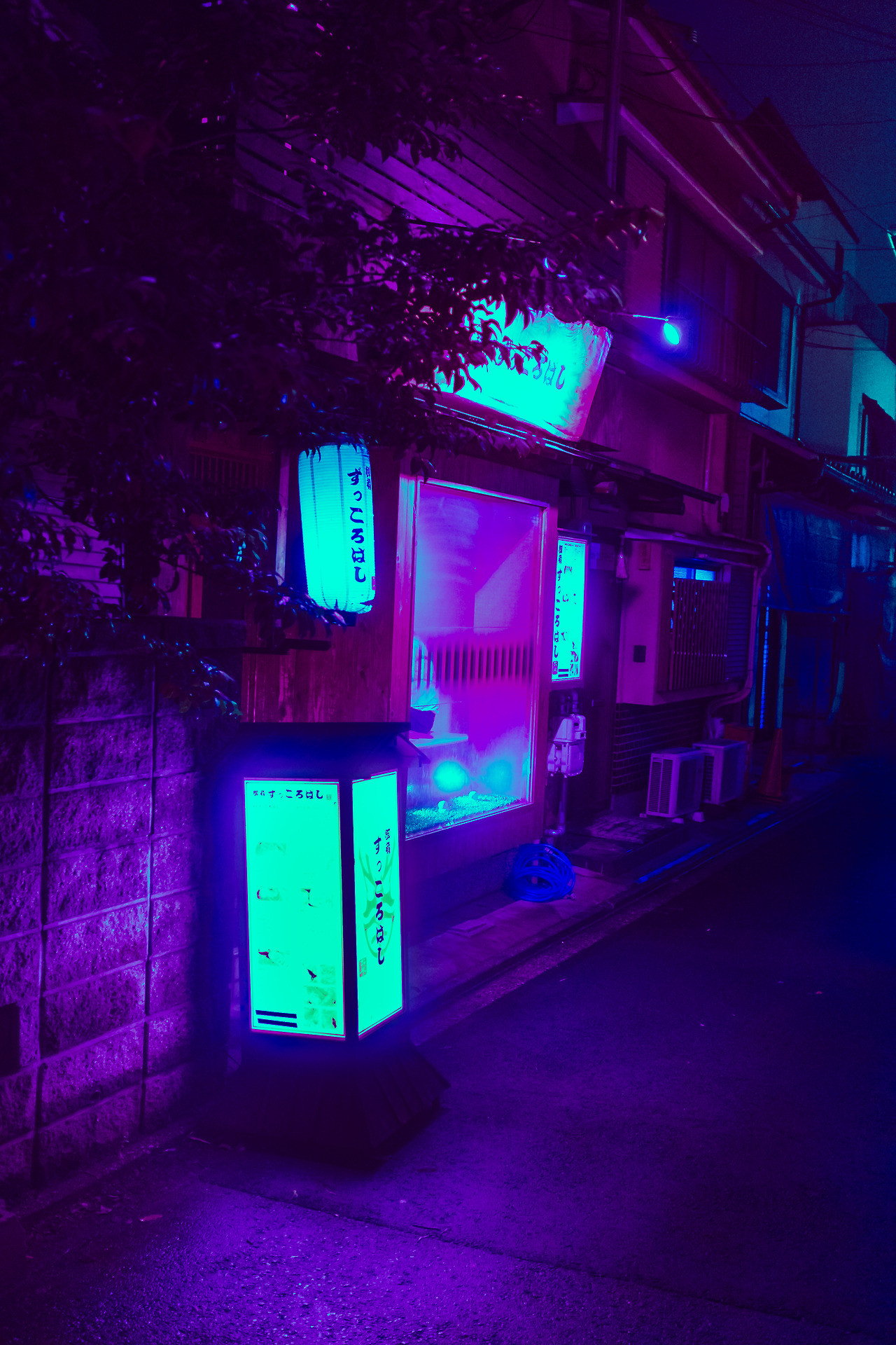 Neon Lights iPhone Wallpaper