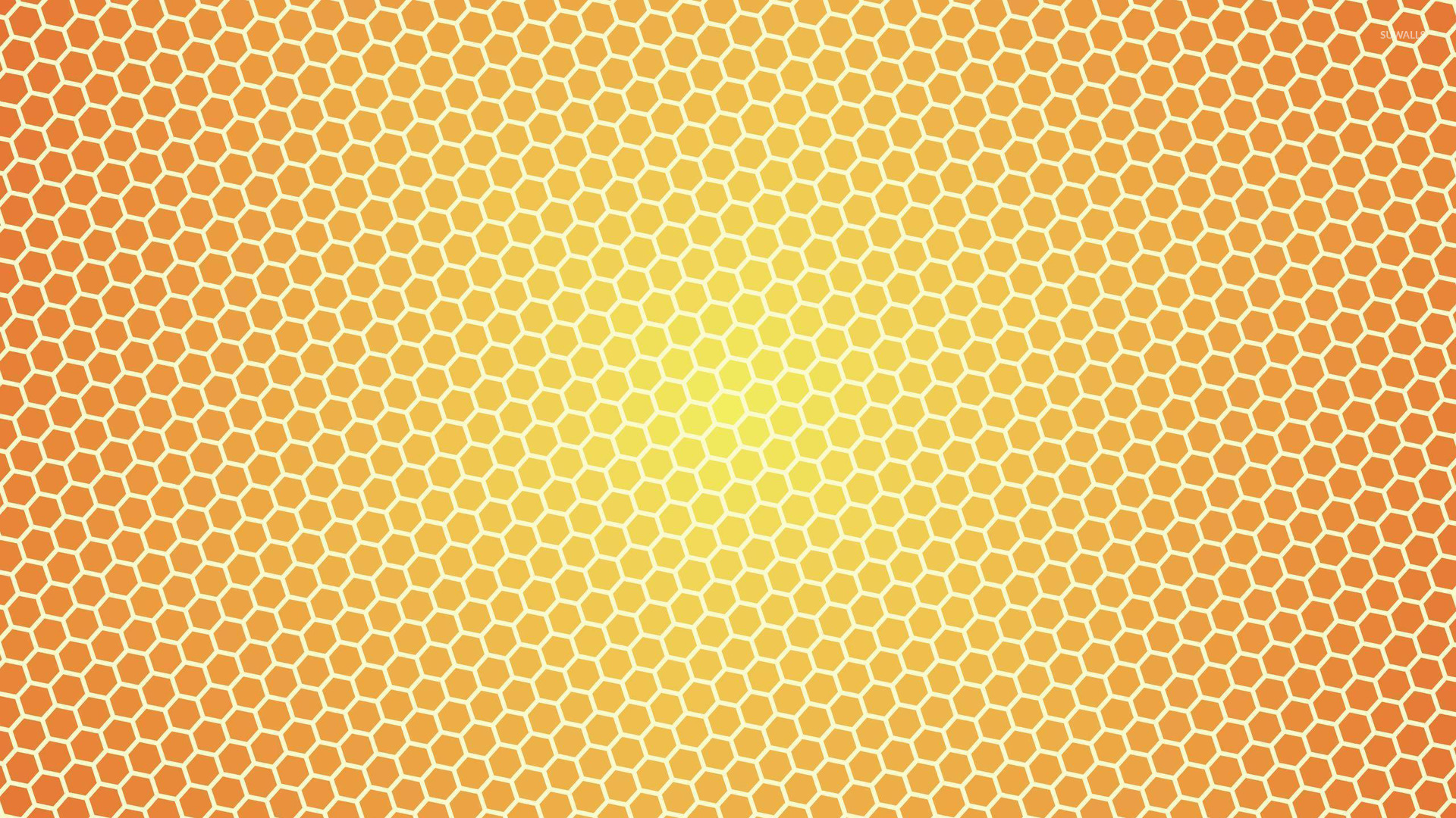 Honey Pattern Wallpaper Abstract