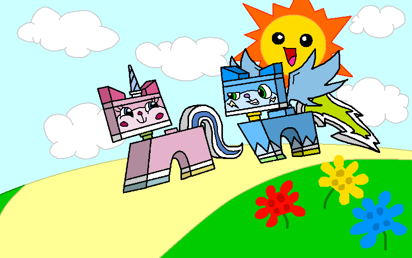 Unikitty And Pegakitty By Doublebellxy