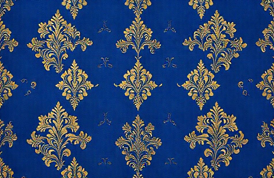 Royal Blue And Gold Wallpaper