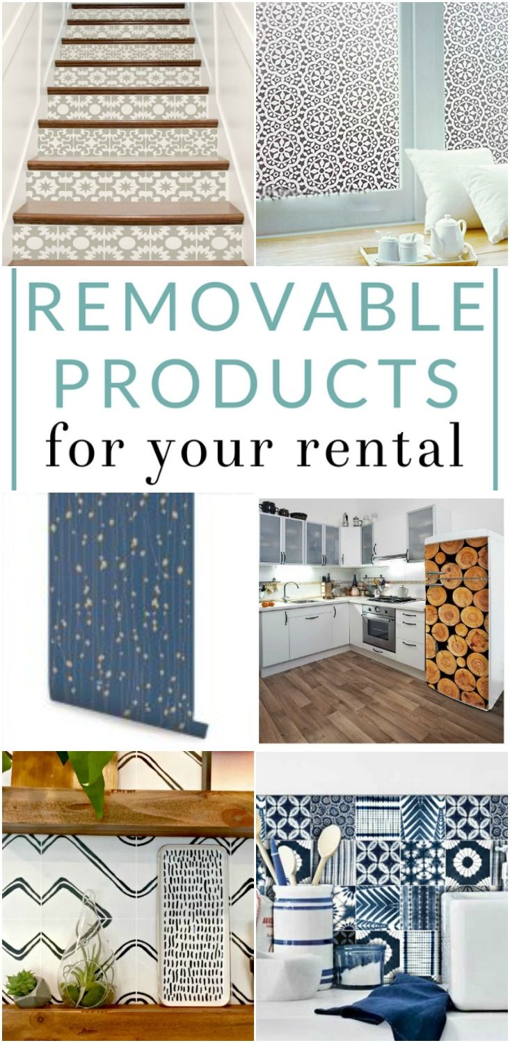 Removable Products For Your Rental Cute Apartment Decor