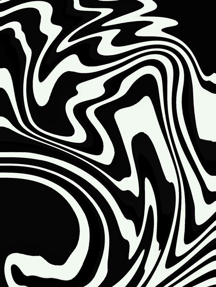 Black Swirl Wallpaper Aesthetic Suminagashi