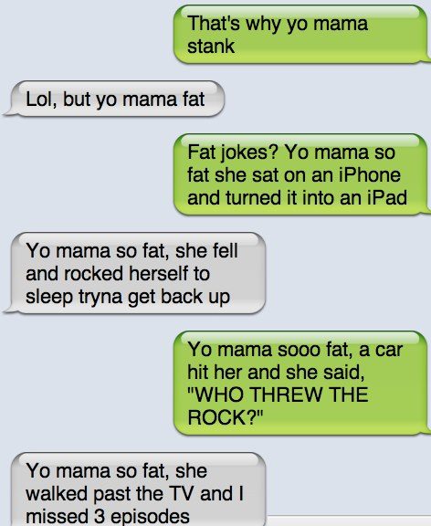 Funny Yo Mama So Fat Jokes