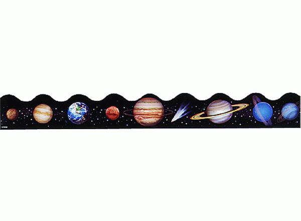 Solar System Border Paper Lined Pics About Space