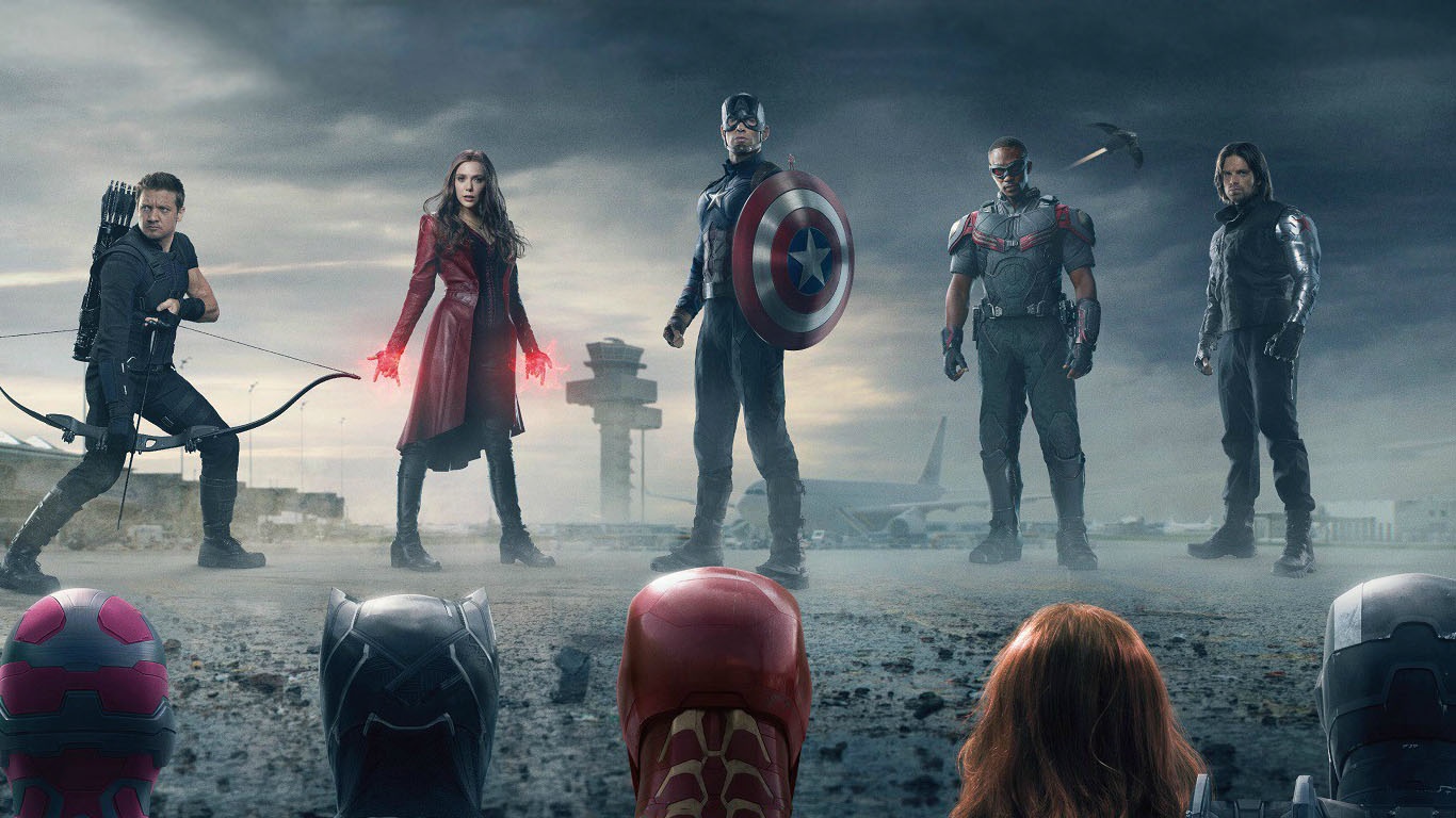 Superhero Captain America Civil War X Close