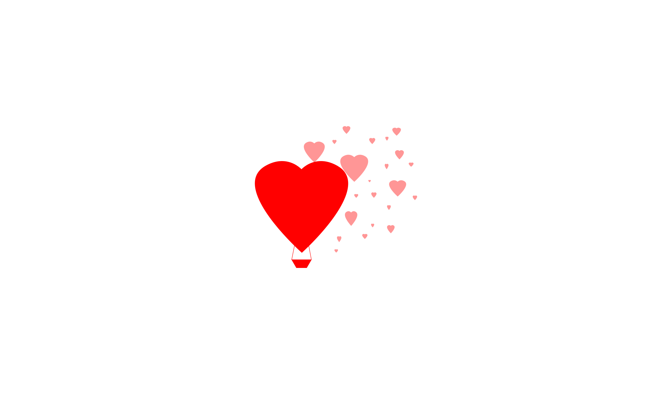 Simple Hearts Illustration Desktop Pc And Mac