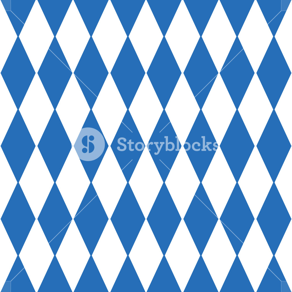 Oktoberfest Checkered Background And Bavarian Flag Pattern Eps