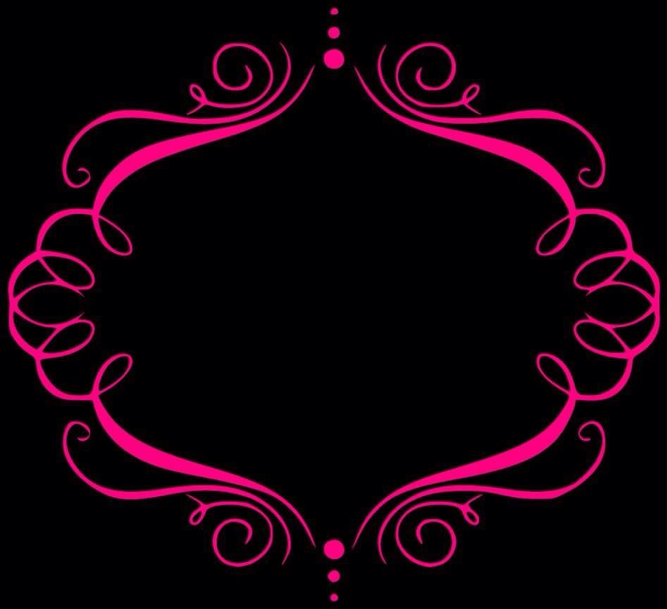 Pink On Black Flourish Paparazzi Jewelry