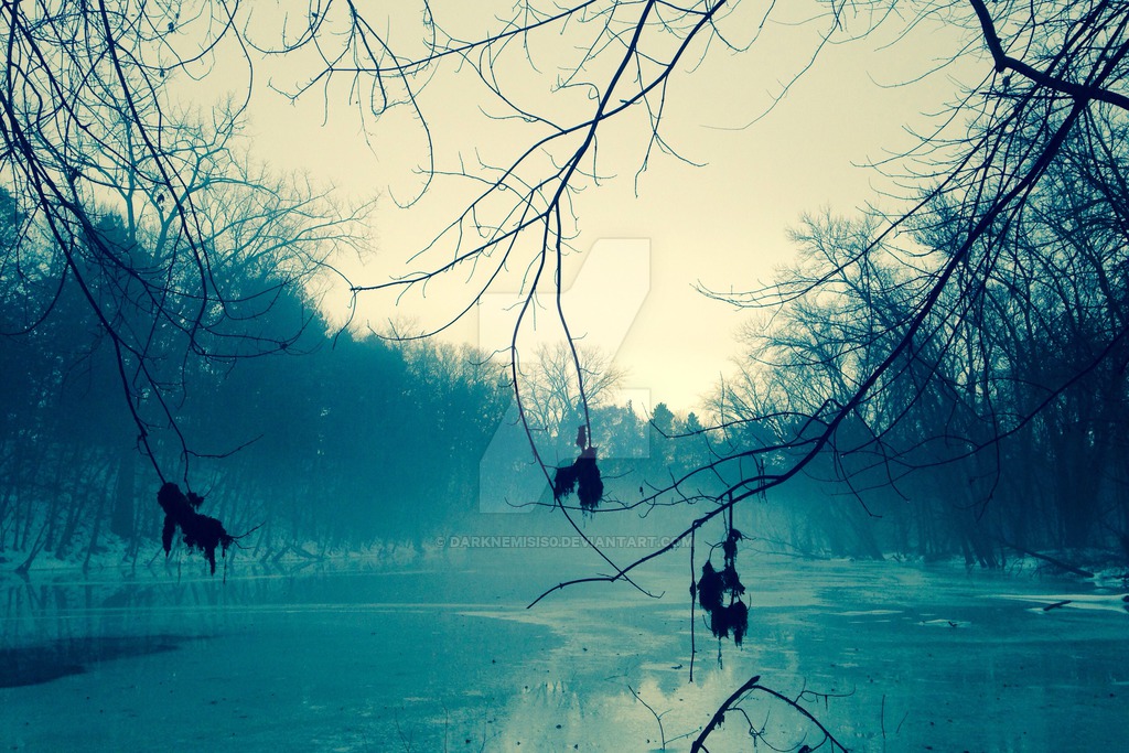 Frozen Pond By Darknemisis0