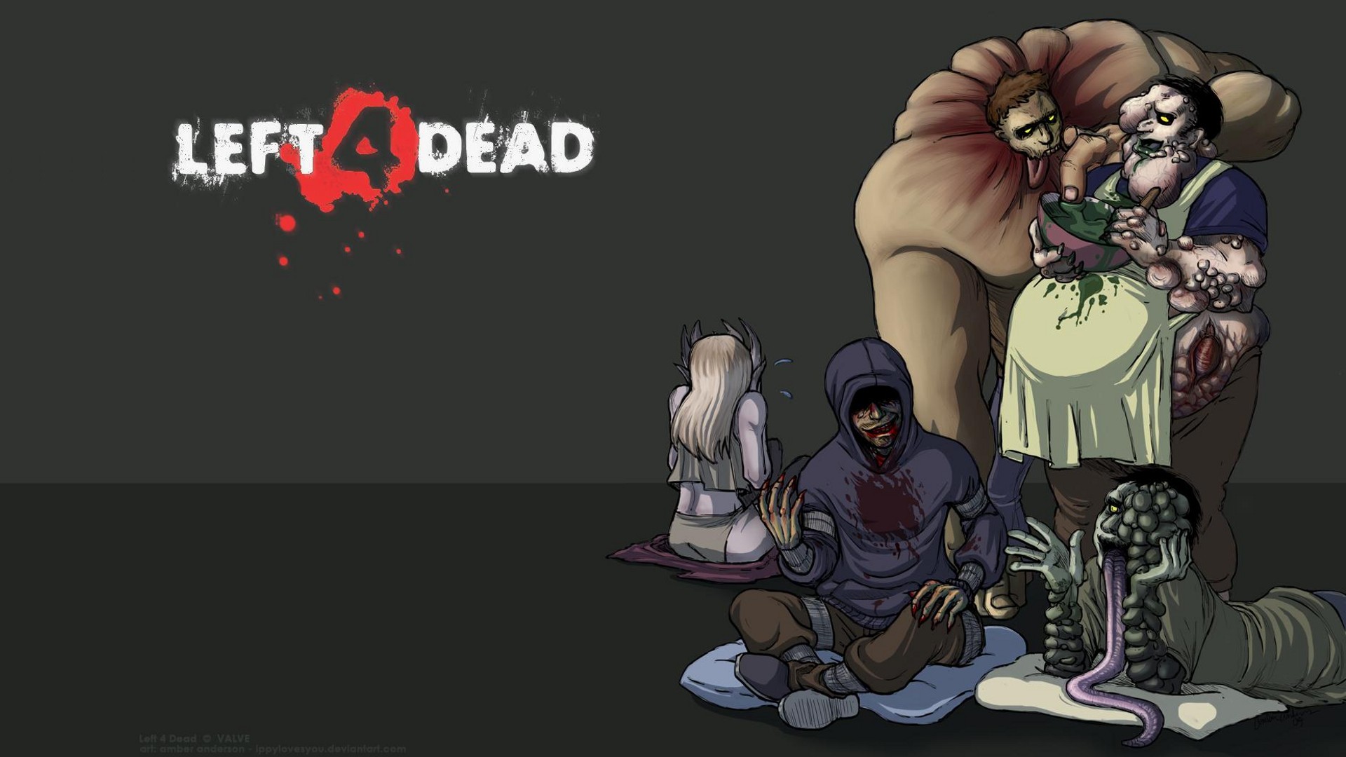 left 4 dead hunter x witch