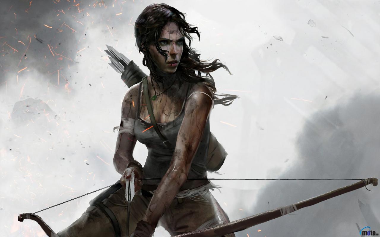 Wallpaper Lara Croft Tomb Raider X