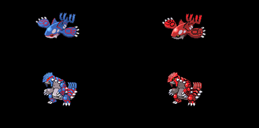 Kyogre And Groudon Recolour By