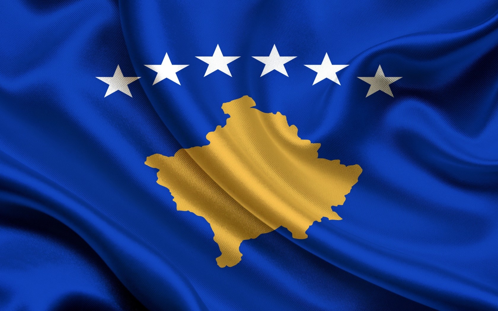 Kosovo Flag Puter Wallpaper