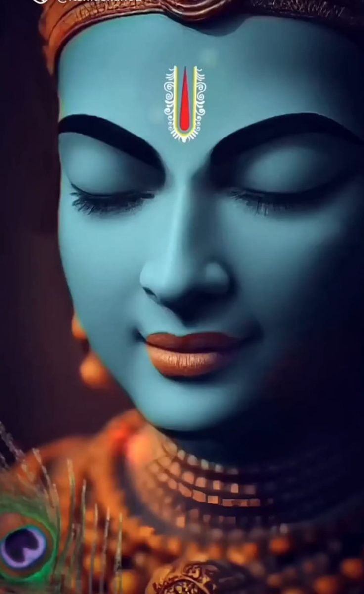 Ashu Desai On Lord Krishna Image Wallpaper