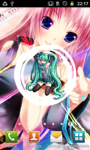 Hatsune Miku Live Wallpaper App for Android