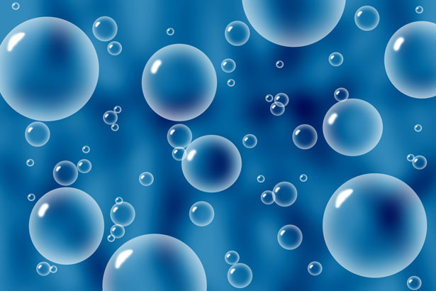 Bubbles On Dark Blue Background Stock Photo Public Domain