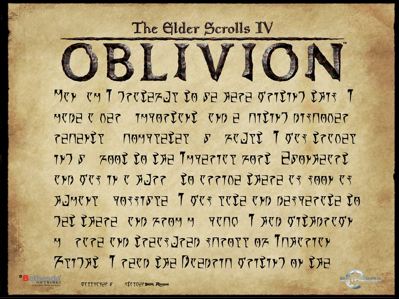 Scroll Elder Scrolls Iv Oblivion Wallpaper Jpg
