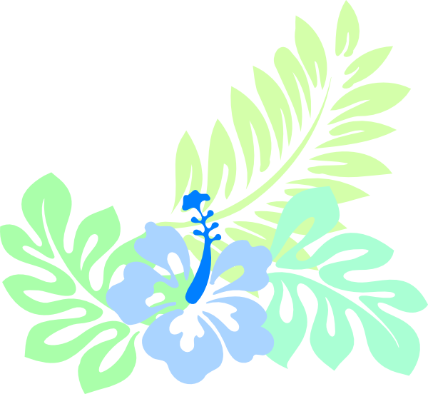 Hawaiian Blue Clip Art At Clker Vector Online Royalty