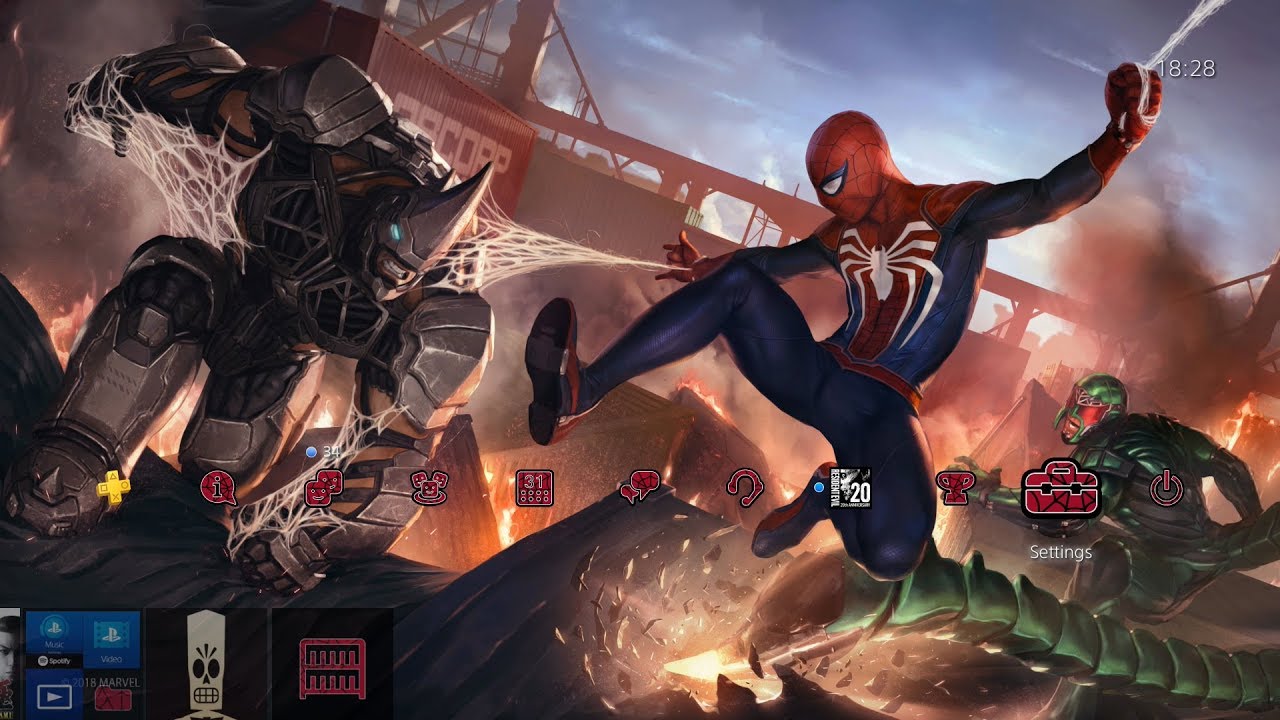 Marvel S Spider Man Ps4 Dynamic Themes