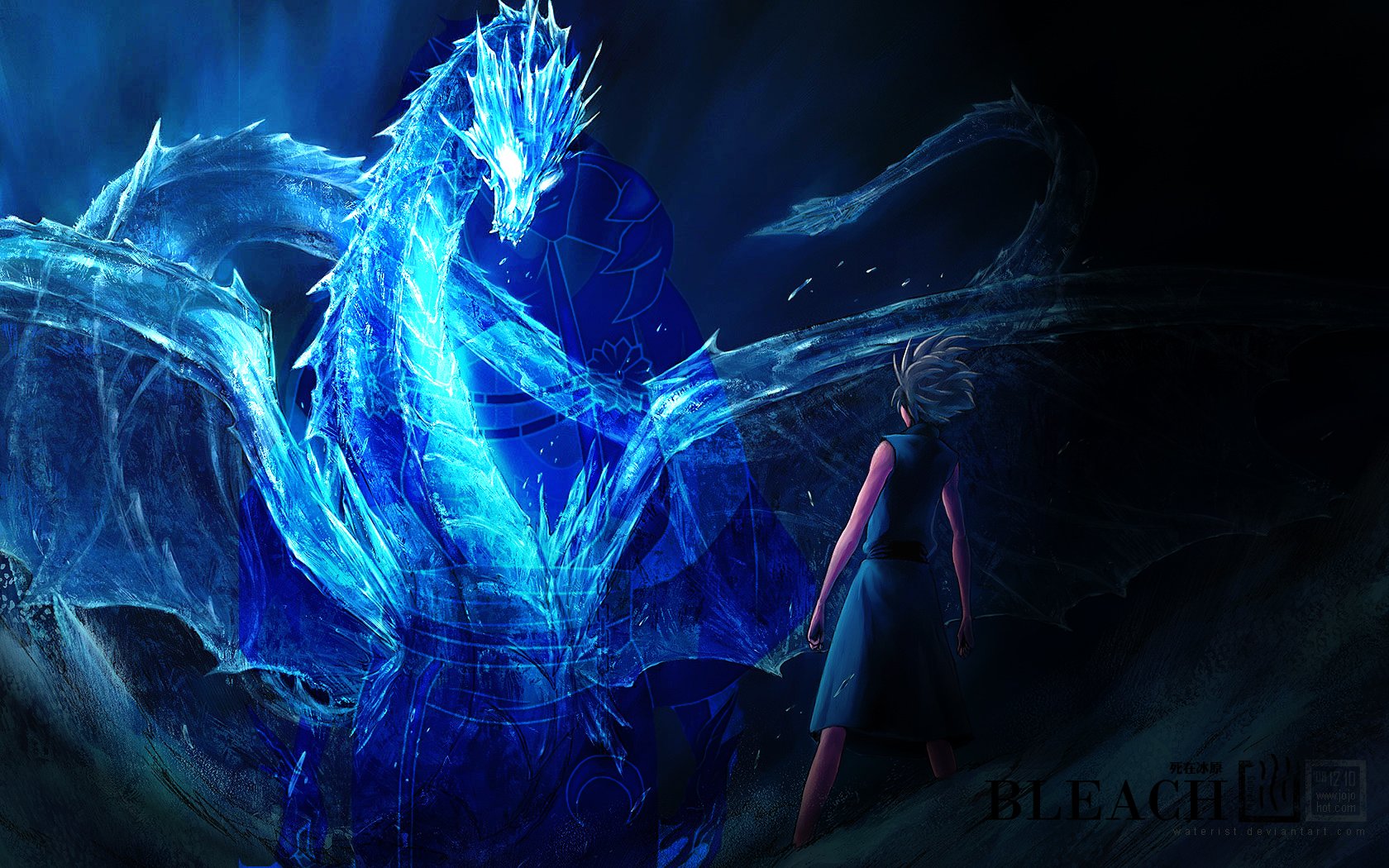 Download Blue Dragon Bleach Wallpaper 1680x1050 Full HD Wallpapers