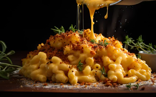 Delicious Mac And Cheese Wallpaper