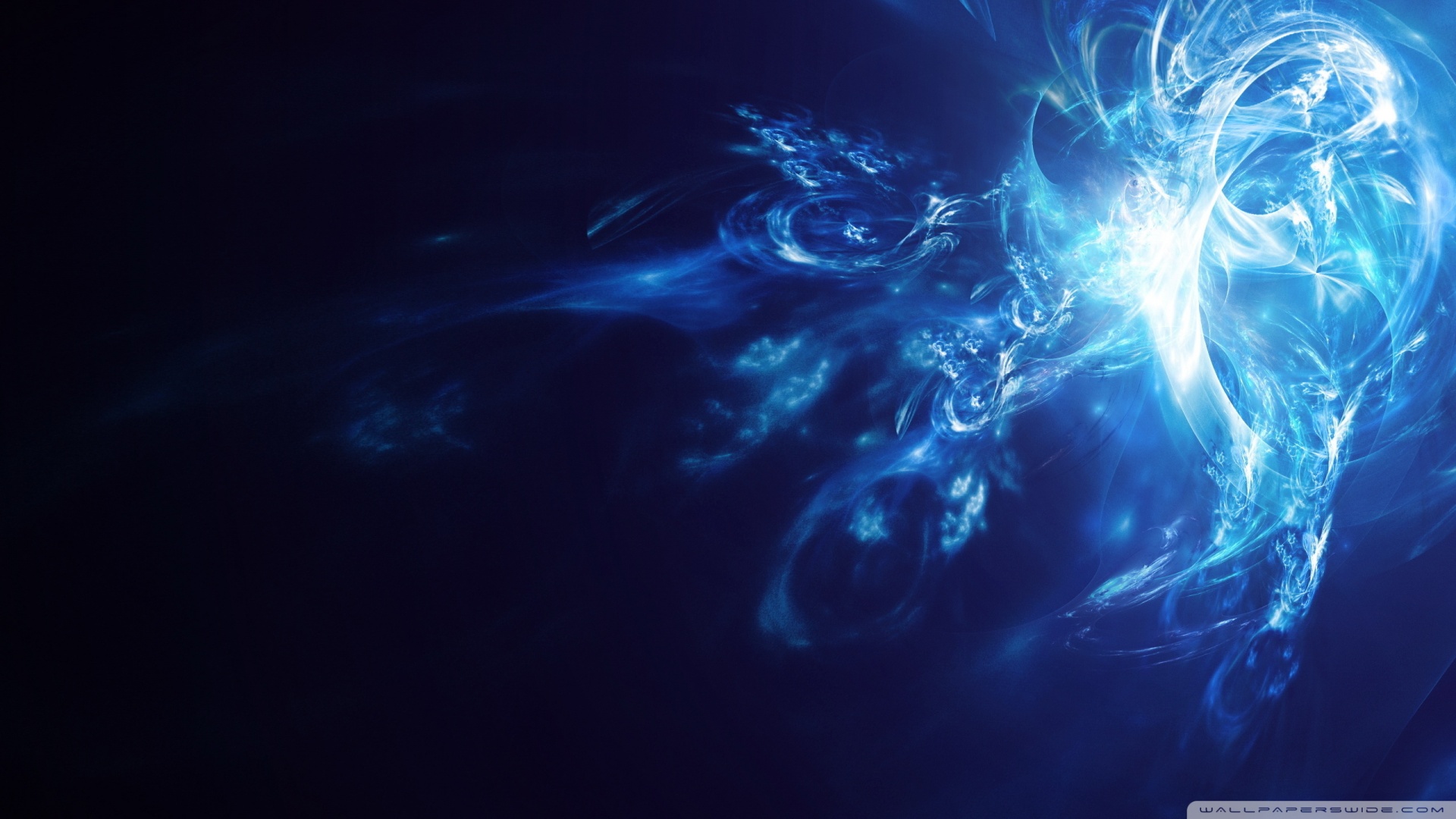 Blue Smoke Wallpaper