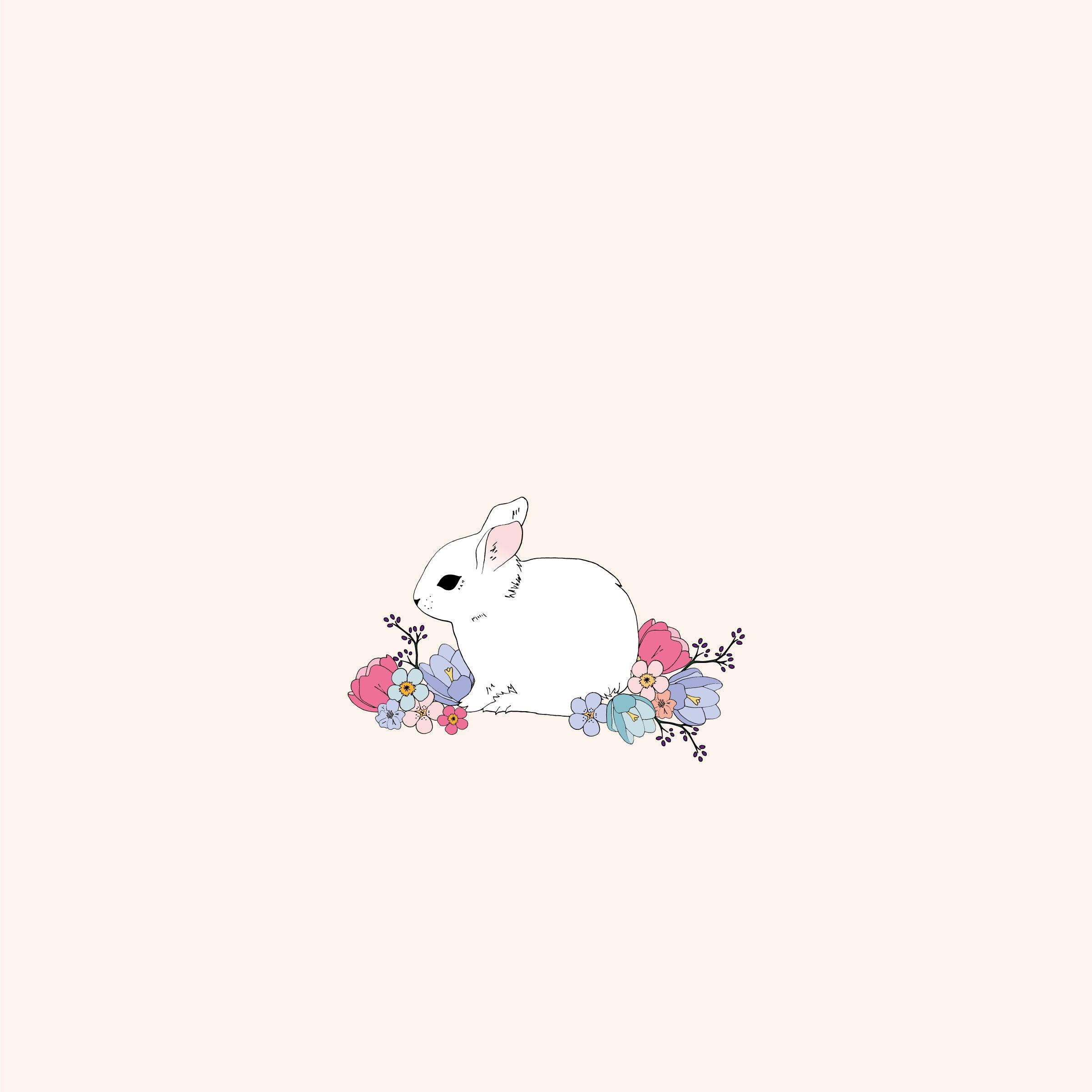 Spring Bunny Desktop Wallpaper Makeandtell