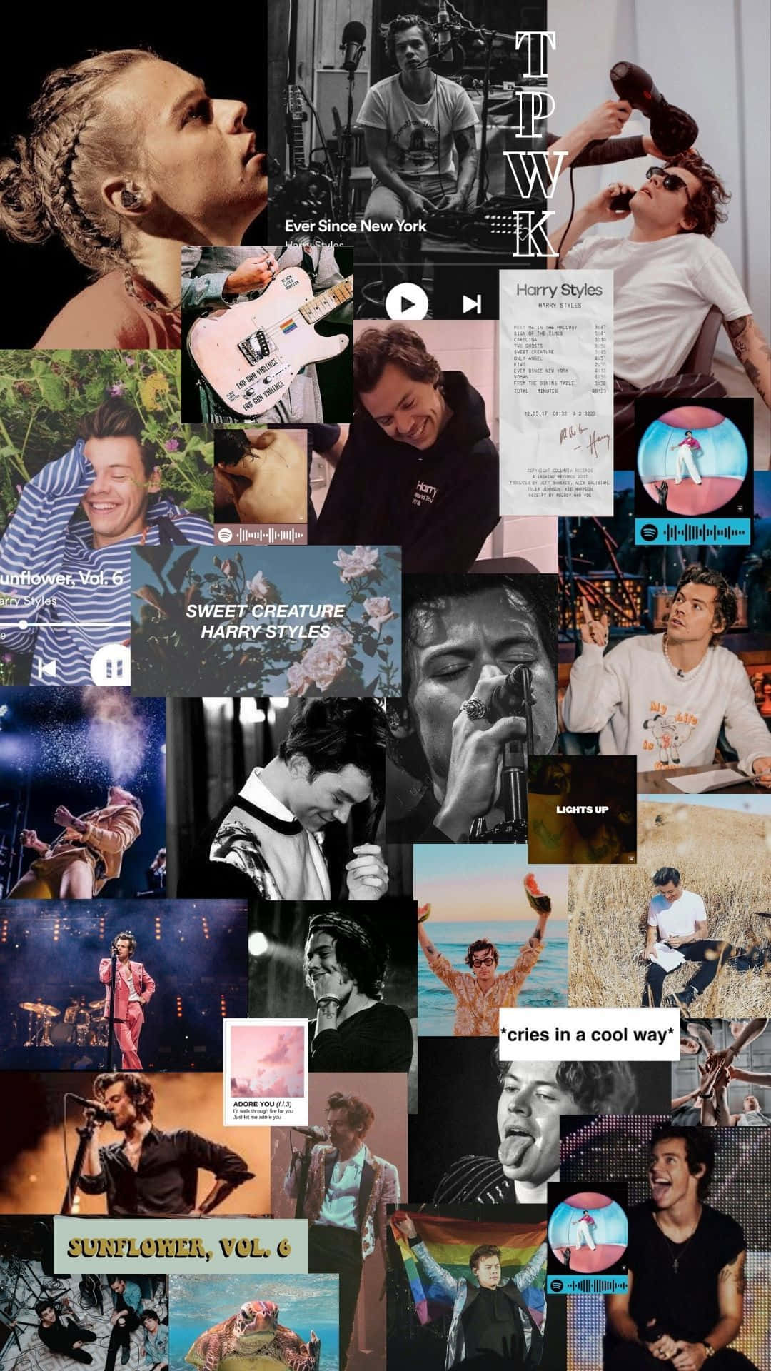 Harry Styles Collage Wallpaper