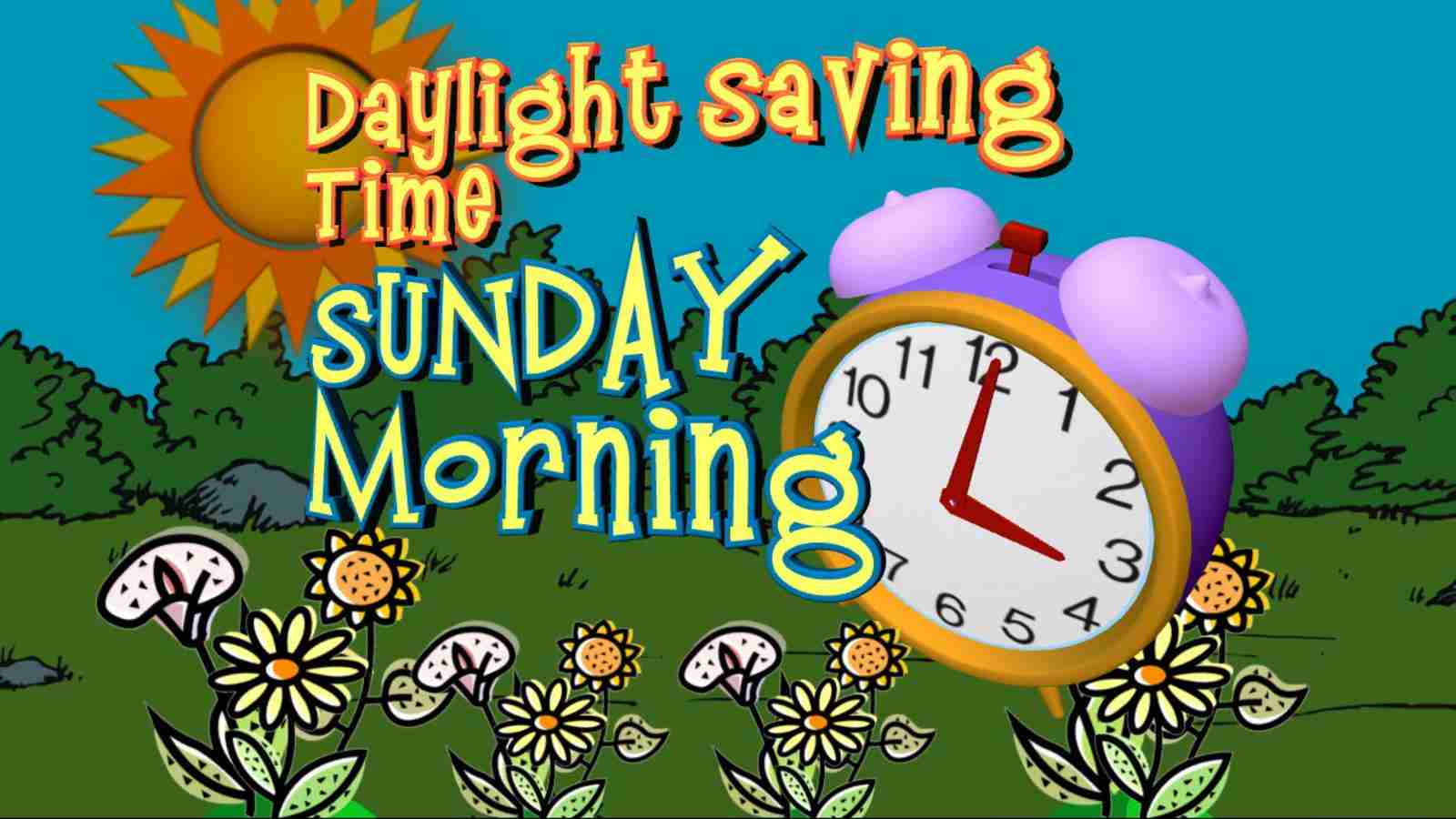 Daylight Savings Time Change Clipart