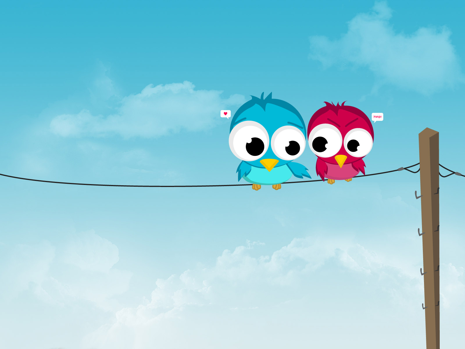 Free download Cute Two Owl Wallpaper Image Wallpaper WallpaperLepi ...