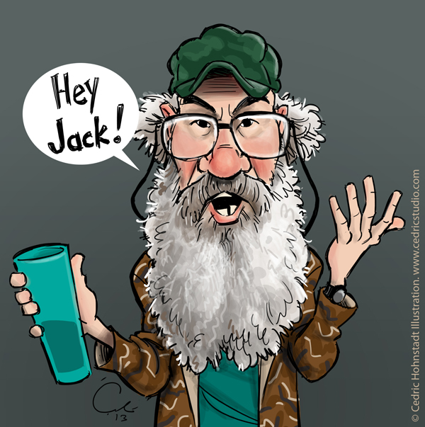 Uncle Si From Duck Dynasty By Cedricstudio