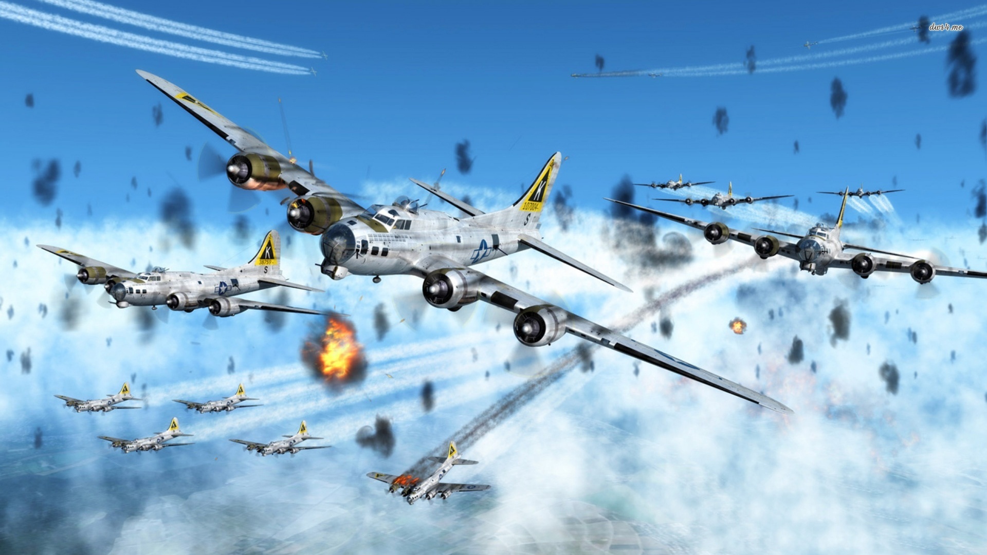 Boeing B Flying Fortress Wallpaper Aircraft
